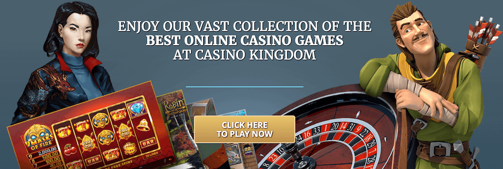 Live casino and games at Casino Kingdom